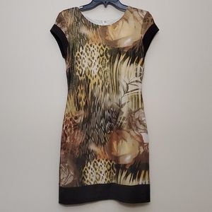 Cache cheetah and floral dress